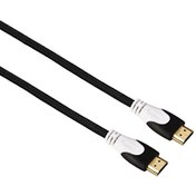 Resim 56586 HDMI Altın Uç Fabric Siyah 1.5 M Hama