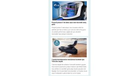 Resim FC9332/07 Turbo Başlıklı Power Pro Torbasız Süpürge | Hepa 13 Alerjik Filtreli - Güçlü Emiş Gücü + Mutfak Tartısı 