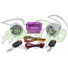 Resim Apollo Motosiklet Alarm + Mp3 Müzik Seti [m - R] Krom 