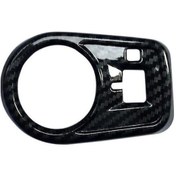 Resim Pazly Mg Zs 2017-2020 Karbon Fiber Far Anahtarı Kapağı - Lüks Yapışkanlı Aksesuar Lüks Krom Detay 