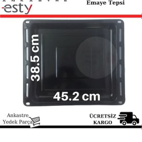 Resim Silverline Uyumlu Esty Ankastre Fırın Emaye Tepsi 45.2 X 38.5 - 424605047 