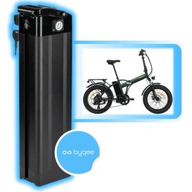 Resim Bisan E-Folding F2 Elektrikli Bisiklet Batarya - 36V - 10 Ah ( Pil: 18650 EVE) 