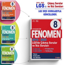 Resim Fenomen 8. Sınıf Lgs Matematik-fen-türkçe Çıkmış Sorular Ve İkiz 
