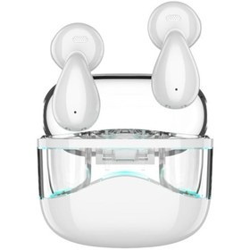 Resim Wealthglow Şeffaf Kablosuz Yarı Kulak Içi Bluetooth Kulaklık Yyk-q29 Hd Çağrı Uzun Pil Ömrü Kablosuz Tws Kulaklık Y2gqg0 