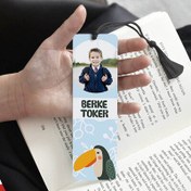 Resim Çocuğa Hediye Pelikan Desenli Kitap Ayracı 