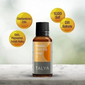 Resim %100 Saf Portakal Uçucu Yağı 10ML - Daha Canlı Cilt Görünümü - Selülit Bakımı - Difüzör Için Aromaterapi Yağı 