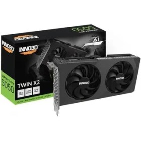 Resim SDT Group INNO3D RTX5050 8gb X2 128BIT Gddr6 Reflex 2 Ekran Kartı N50502-08D6-174071N 
