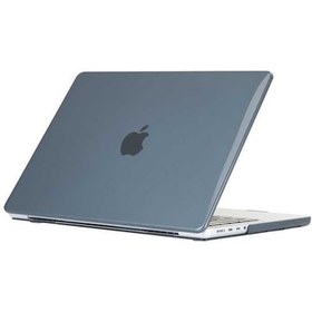Resim Apple Uyumlu MacBook 14.2' 2021 A2242 Şeffaf Sert Koruma Kapağı Hava Kanallı M 