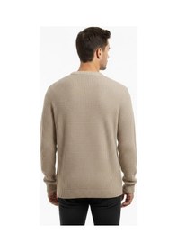 Resim Jack & Jones Jjenick Knit Crew Neck Noos Erkek Kahverengi Kazak - 12211275 