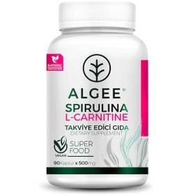 Resim Algee Spirulina & L-carnitine Bitkisel Takviye 90 Kapsül 