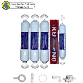 Resim Swun chyan Kapalı Kasa Su Arıtma Cihazlarına Sertifikalı 5'li Orijinal Lg Kuno Mebran 5'li 