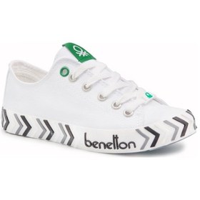 Resim United Colors Of Benetton Bnt 22y 30626 Beyaz Erkek Ayakkabı Ayakkabı Spor Beyaz 