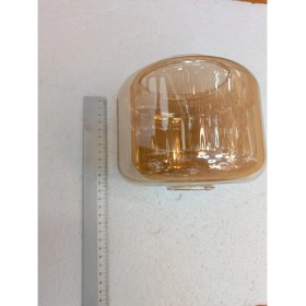 Resim Ada Avize Ada Vazo Şeklinde Avize Camı Bal Rengi (Boy 13 Cm-Eni 15 Cm) 