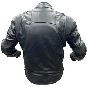 Resim Forte Gt 2002002 Black Mamba Deri Motosiklet Montu Siyah 