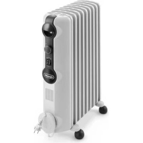 Resim DeLonghi Radia S 2000 W Güçlü 9 Dilim Radyatör Devrilme Emniyeti ile Beyaz Tasarım TRRS0920 
