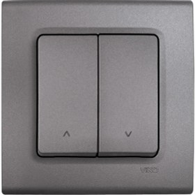 Resim Viko Linnera Life Granit Grisi Jaluzi Kumanda Anahtarı 