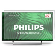 Resim Best Ekran Philips Uyumlu 65PUS7101 TV Ekran Koruyucu - 65" 164 CM TV Koruyucu 