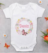 Resim Bitmeyenkartus Bk Kids Isimli Bebek Body Zıbın - Model 24 Beyaz 