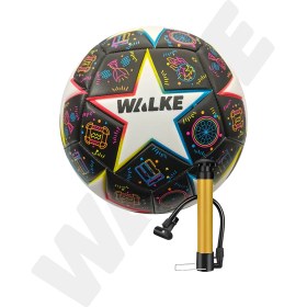 Resim Walke Premium Şampiyonlar Ligi Temalı 5 Numara Futbol Topu Pompa li 