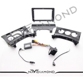 Resim NAVİDİAMOND ÖZER ELEKTRONİK PEUGEOT 3008 MANUEL 2009-2016 ANDROID TEYP ÇERÇEVE (9 INCH) - SOKET - CANBUS 