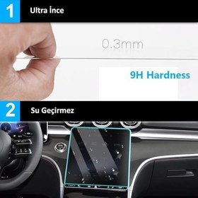 Resim Ford Explorer/Capri ile uyumlu 2025 2026 Model Multimedya Navigasyon 9H Nano Ekran Koruyucu 