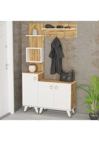 Resim Kalenderdekor1 Kalender Dekor Sonia-1-2 Sn02 Portmanto Vestiyer Ayakkabılık 