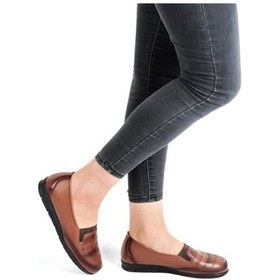 Resim Frida 65.352 Taba Jel Taban Günlük Kadın Babet Ayakkabı Taba 