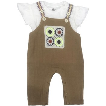 Divonette Salopet Takım Cep Nakışlı İndigo Asortili-9539 İndigo