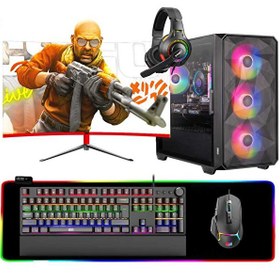 Resim Dragos DRx6868 AMD Ryzen 5 5500 23.6" 32 GB RAM 1 TB NVMe SSD RTX3050 165 Hz Curved FreeDOS Masaüstü Oyun Bilgisayarı 