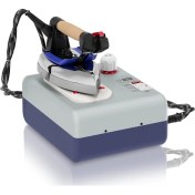 Resim Silter SPR/MN 2000 Süper Mini Profesyonel 1 LT Buhar Kazanlı Ütü Mavi Alüminyum Teflon Hediyeli-Silter Servis Garantili