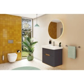 Resim VitrA Loop O 740-0585 Kumanda Paneli, Mat Krom 