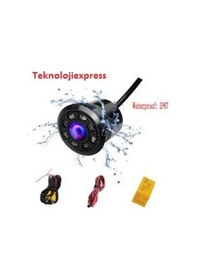 Resim Araç Geri Kamerası Hd 8 Led Gece Görüş Geniş Açı Su Geçirmez 