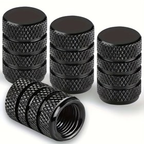 Resim 4 adet/paket Anodize Alüminyum Lastik Valf Kapağı, Korozyona Karşı Koruma, Araba, Kamyon, Motosiklet ve Bisiklet için Valf Gövde Kapağı 