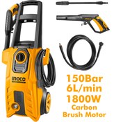 Resim Ingco Endüstriyel Yüksek Basınçlı Yıkama Makinesi 1800w Hpwr18008 