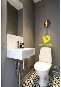 Resim Banyo Sticker-wc Sticker-ev Duvar Sticker-6 Renkli 