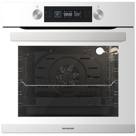 Resim Silverline BO6505W01 S5 - CS5429W01 - 3420 Classy 60 Beyaz Cam Ankastre Set 
