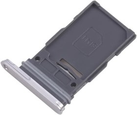 Resim Samsung S24 Fe Uyumlu Sim Tepsisi Sim Kart Yuvası Beyaz - Gümüş 