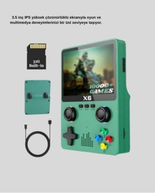 Resim Genel Markalar XMPDBY Retro Taşınabilir Konsol 3.5 IPS Ekran Ergonomik Çift (204559) LR Kontrollü 