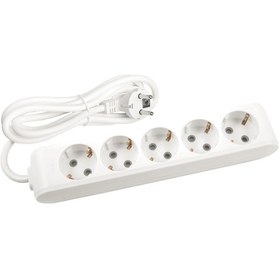 Resim Viko Multi-let 5'li Grup Priz Topraklı Çocuk Korumalı 2 Metre Beyaz - 90113502 