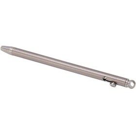 Resim Carba Tan Mini Anahtarlık Kalem Titanyum Alaşımlı Edc Seyahat İçin Taşınabilir Cep Tükenmez Siyah 