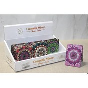 Resim Taşlı El Aynası Dikdörtgen İnce Alk3742 Renkli 