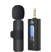 Resim Fosenze K35 Kablosuz Yaka Mikrofonu - Gürültü Azaltma Özelliği, 3.5mm Alıcı İle Tek-eleman Bağlantı Sistemi 