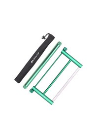 Resim Yifomall Dış Mekan Çok Amaçlı Katlanabilir El Testeresi - Alüminyum Çerçeve Ve Paslanmaz Çelik - Fener Tutucu Özelliği - Yeşil 