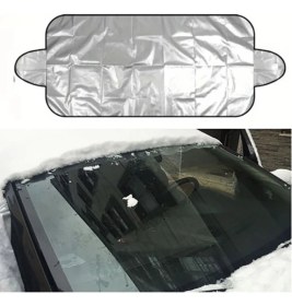 Resim CoverPlus Araba Ön Cam Güneşlik ve Buzlanmayı Önleyici Kar Buz Bandı buzlanma Önleyici Araba Cam Üstü Kar Örtüsü Su Geçirmez 