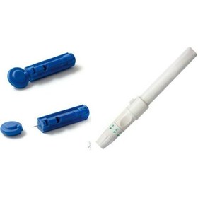 Resim Parmak Delme Kalemi ve 100 Adet Lanset 