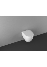 Resim ISVEA INFİNİTY CLEARİM PLUS ASMA KLOZET BEYAZ EXT. DEK. DELİKL 10NF02001SV 