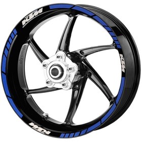 Resim Deeb Ktm Jant Şeridi Mavi Beyaz Model X N11.9701 
