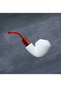 Resim Yunar Mirela 9mm. Filtreli Akrilik Saplı Lületaşı Pipo 12500m 