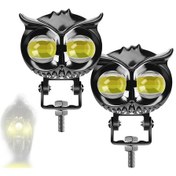 Resim Yuntech01 12-85v Led Motor Geri Farı, Alüminyum Kasa, Ip68 Su Geçirmez, Sarı/beyaz Çift Işık, 3000-6500lm, 2 Adet Set - Araba/motosiklet/atv Uyumlu 