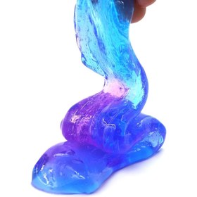 Resim Color Matching Gradient Multicolor Crystal Mud Slime - Blue pink / 60ml 